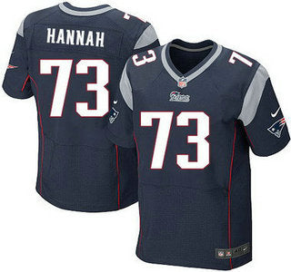 New England Patriots 73 John Hannah Navy Blue Retired Player Nfl Nike Elite Jersey
