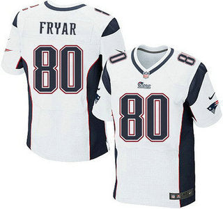 New England Patriots 80 Irving Fryar White Retired Player Nfl Nike Elite Jersey