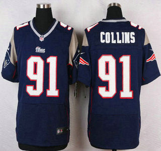 New England Patriots 91 Jamie Collins Navy Blue Team Color Nfl Nike Elite Jersey