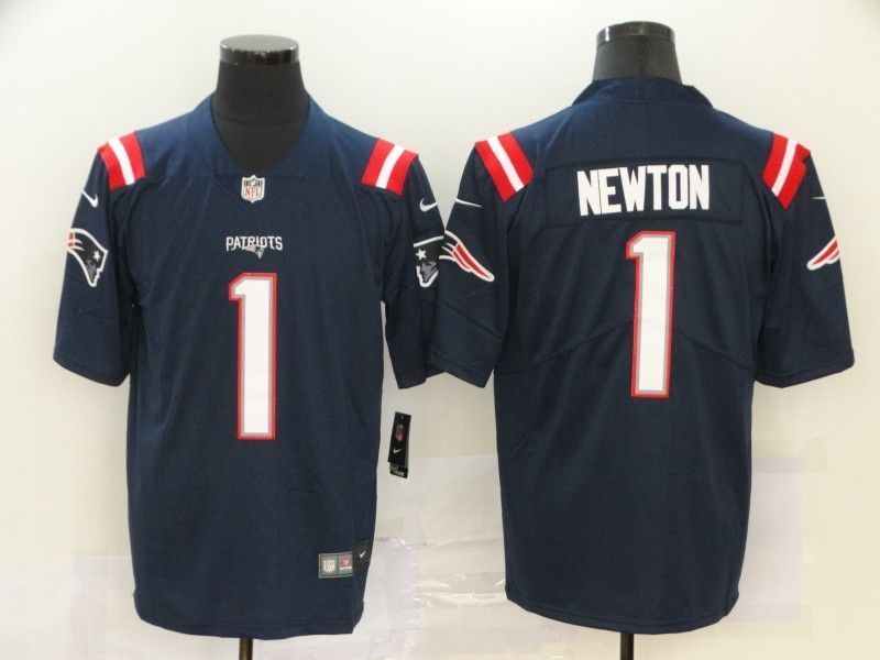 New England Patriots Cam Newton 1 Nfl 2020 Navy Jersey Jersey