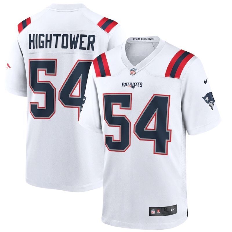 New England Patriots Donta Hightower 54 Nfl 2020 White Jersey