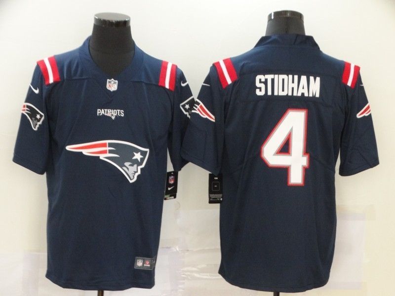 New England Patriots Jarrett Stidham 4 Nfl 2020 Navy Jersey