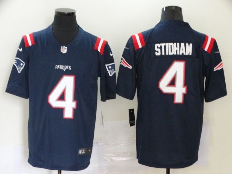 New England Patriots Jarrett Stidham 4 Nfl 2020 Navy Jersey Jersey