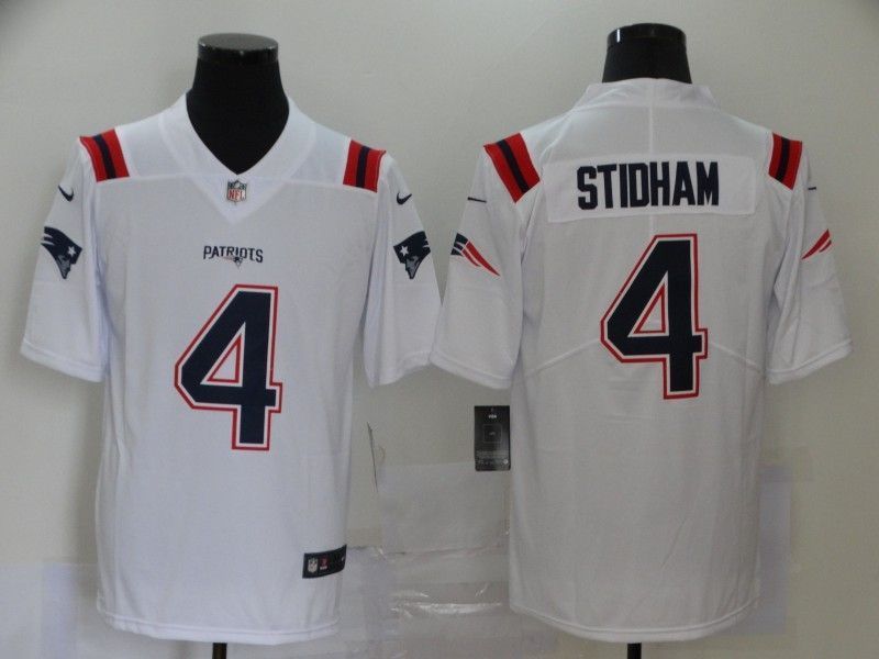 New England Patriots Jarrett Stidham 4 Nfl 2020 White Jersey