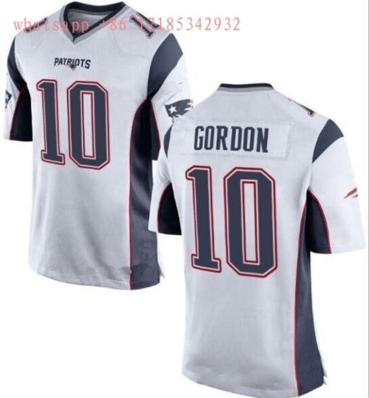 New England Patriots Josh Gordon 10 Nfl 2020 White Jersey Jersey