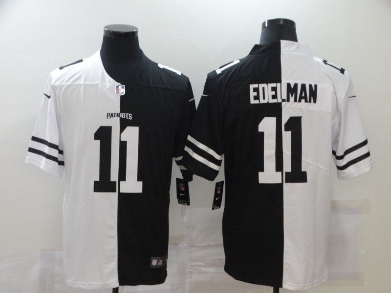 New England Patriots Julian Brandedelman 11 Nfl 2020 Black And White Jersey