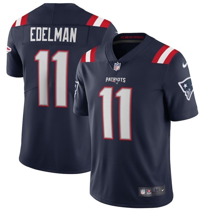 New England Patriots Julian Brandedelman 11 Nfl 2020 Navy Jersey