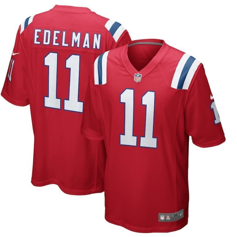 New England Patriots Julian Brandedelman 11 Nfl 2020 Red Jersey Jersey