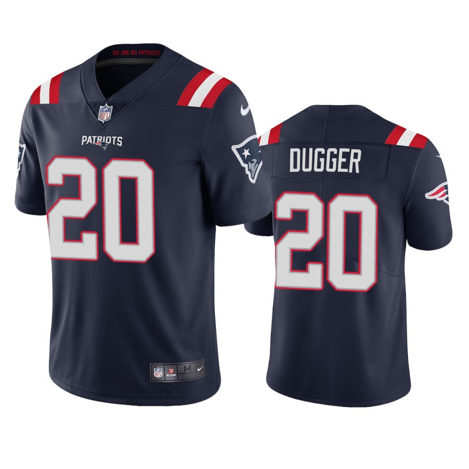 New England Patriots Kyle Dugger Navy 2020 Nfl Draft Vapor Limited Jersey