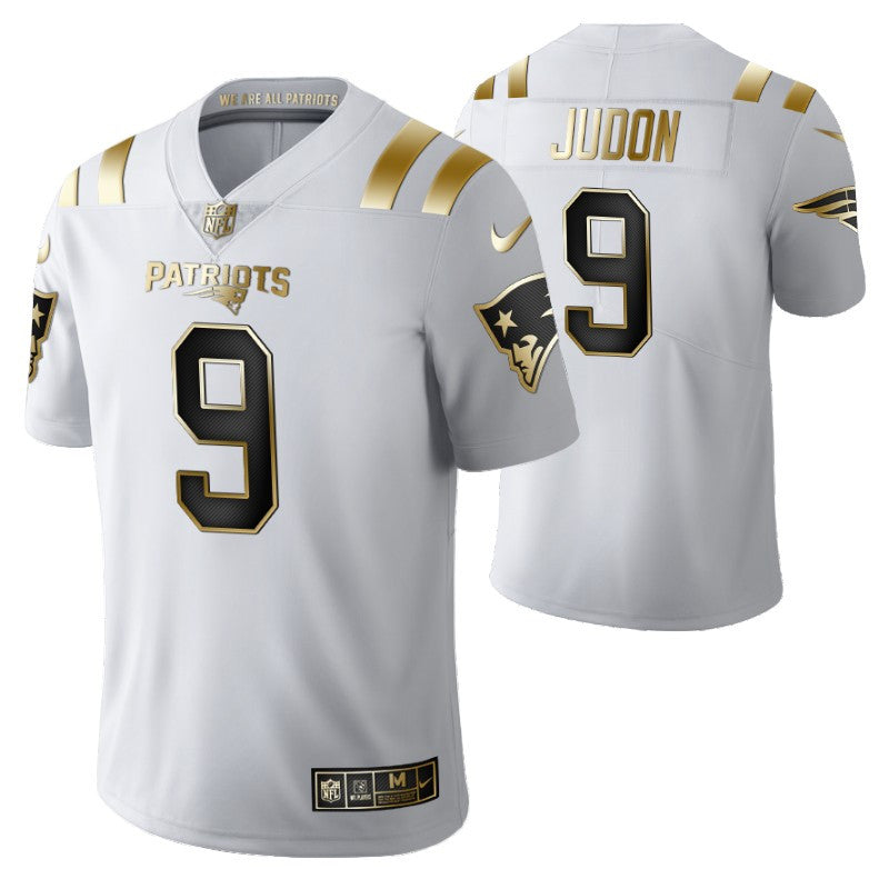 New England Patriots Matthew Judon 9 2021 Nfl Golden Brandedition White Jersey Gift For Patriots Fans