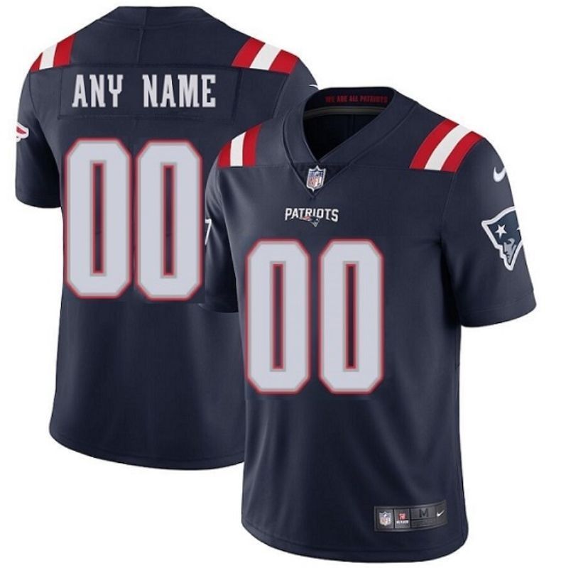 New England Patriots Nfl 2020 Personalized Custom Navy Custom Jersey