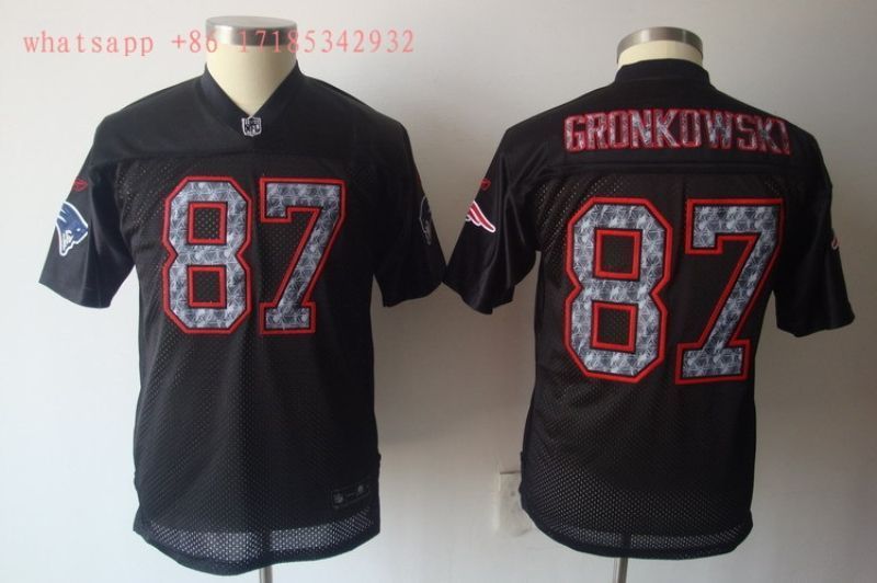New England Patriots Rob Gronkowski 87 Nfl 2020 Black Jersey Jersey