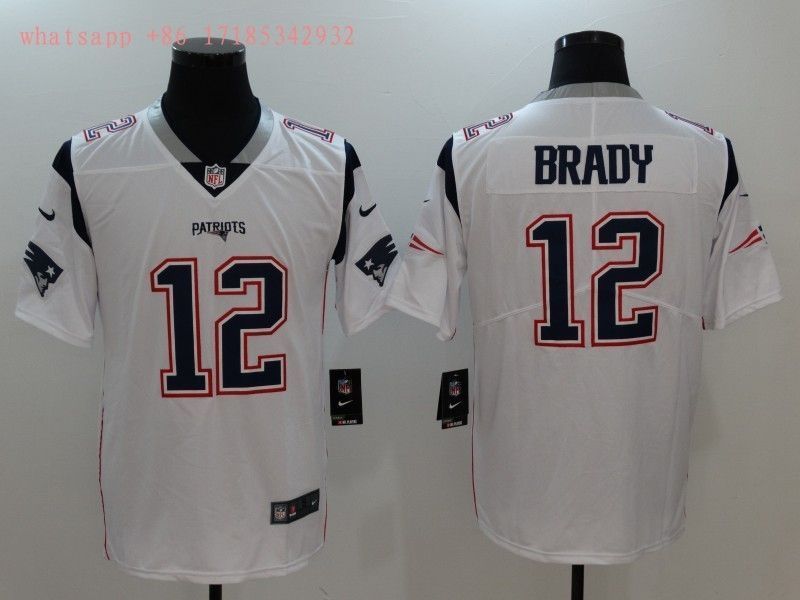 New England Patriots Tom Brady 12 Nfl 2020 White Jersey Jersey