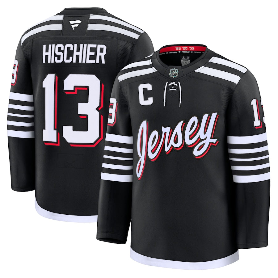 New Jersey Devils #13 Nico Hischier Jersey 2025 PremiumStitched