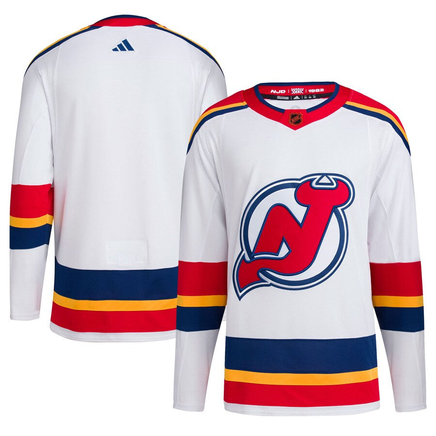 New Jersey Devils Adidas Reverse Retro 20 Blank Jersey White