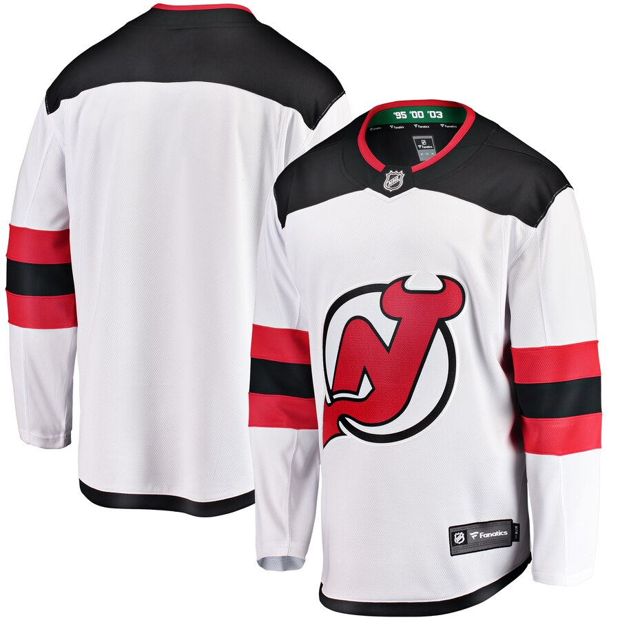 New Jersey Devils Fanatics Branded Breakaway Away Jersey White