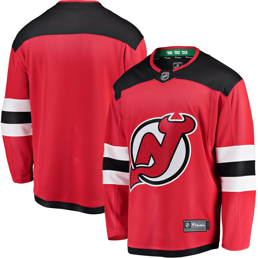 New Jersey Devils Fanatics Branded Breakaway Home Jersey Red