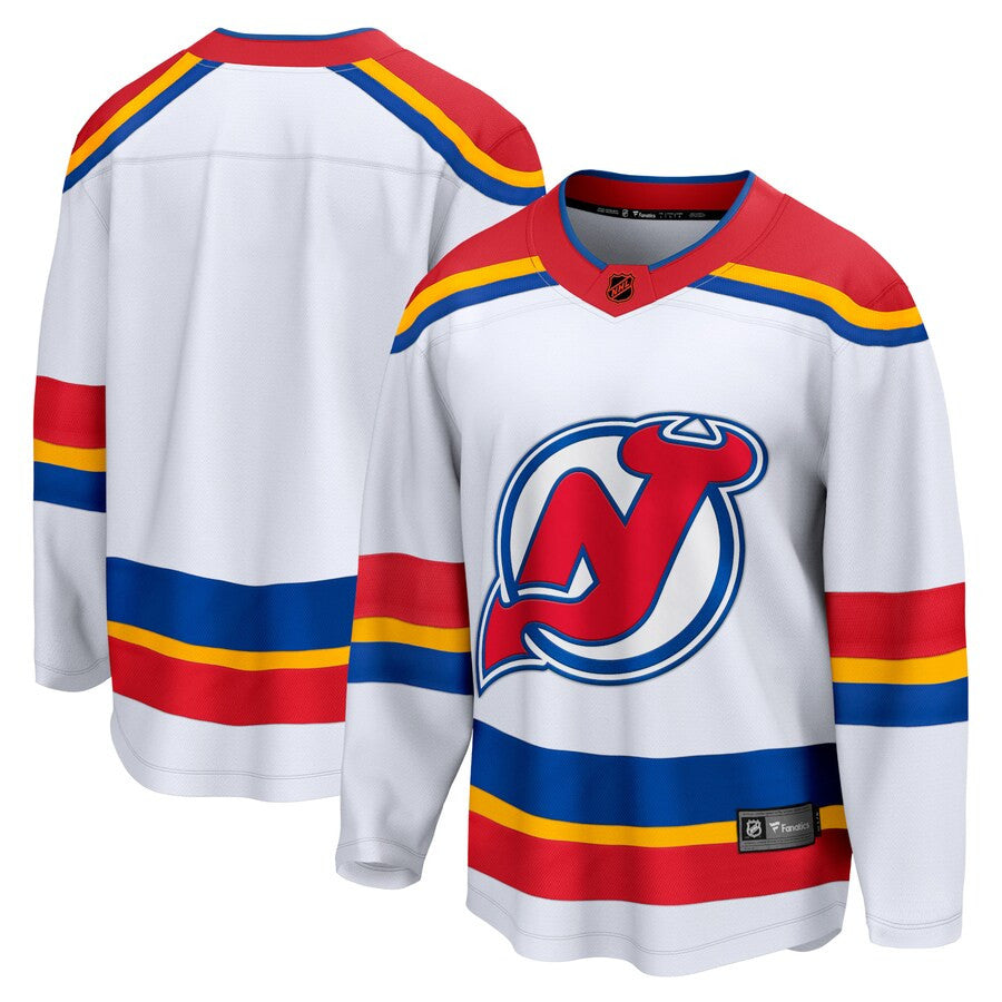 New Jersey Devils Fanatics Branded Special Edition 20 Breakaway Blank Jersey White