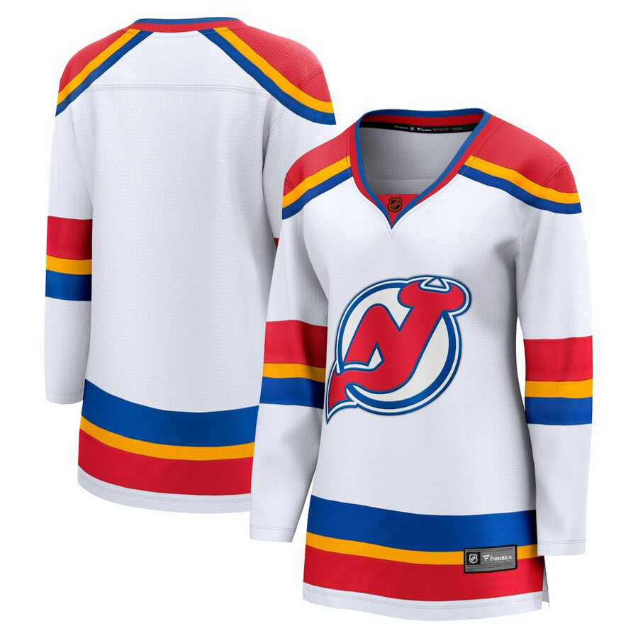New Jersey Devils Fanatics Branded Womens Special Edition 20 Breakaway Blank Jersey White