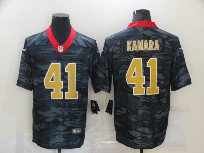 New Orleans Saints Alvin Kamara 41 Nfl 2020 Camo Jersey