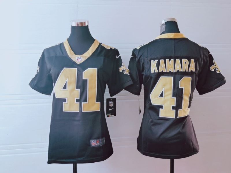 New Orleans Saints Alvin Kamara 41 Nfl 2020 Dark Brown Jersey