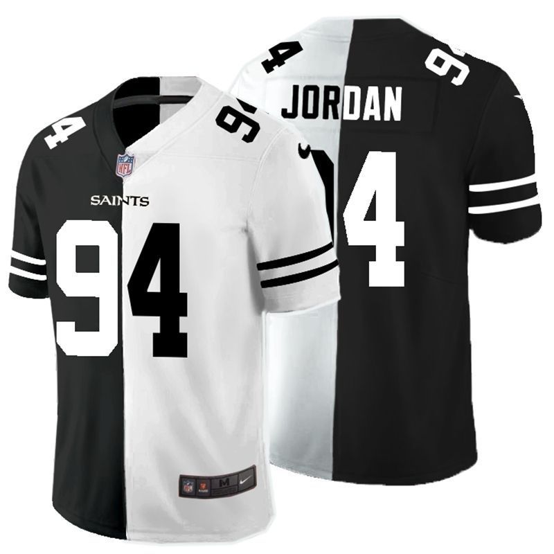 New Orleans Saints Cameron Jordan 94 Nfl 2020 Black And White Jersey