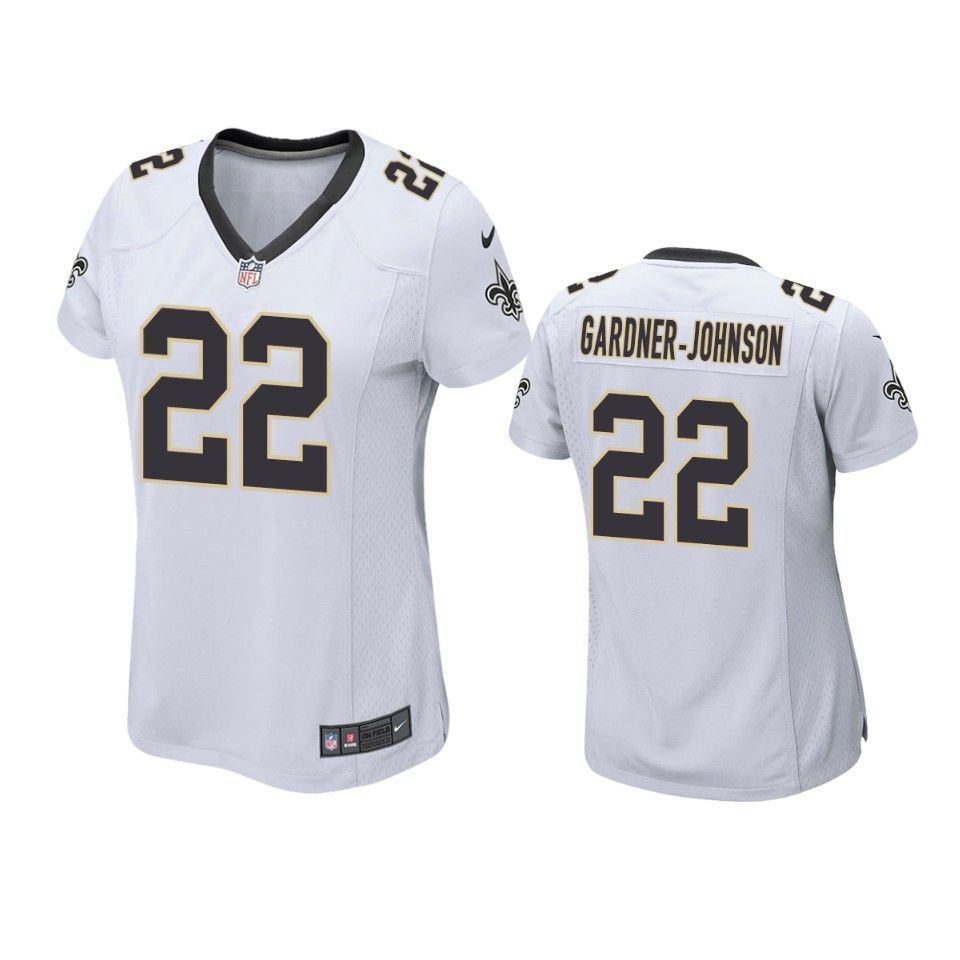 New Orleans Saints Chauncey Gardner johnson 2019 Nfl Draft White Game Womens Jersey