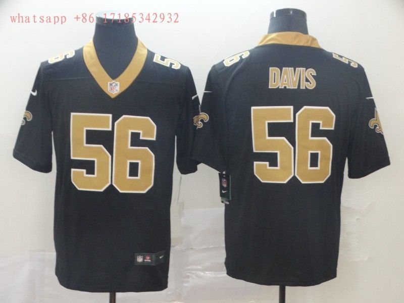 New Orleans Saints Demario Davis 56 Nfl 2020 Black Jersey Jersey