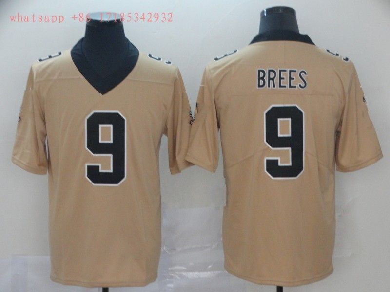 New Orleans Saints Drew Brees 9 Nfl 2020 Gold Jersey Jersey