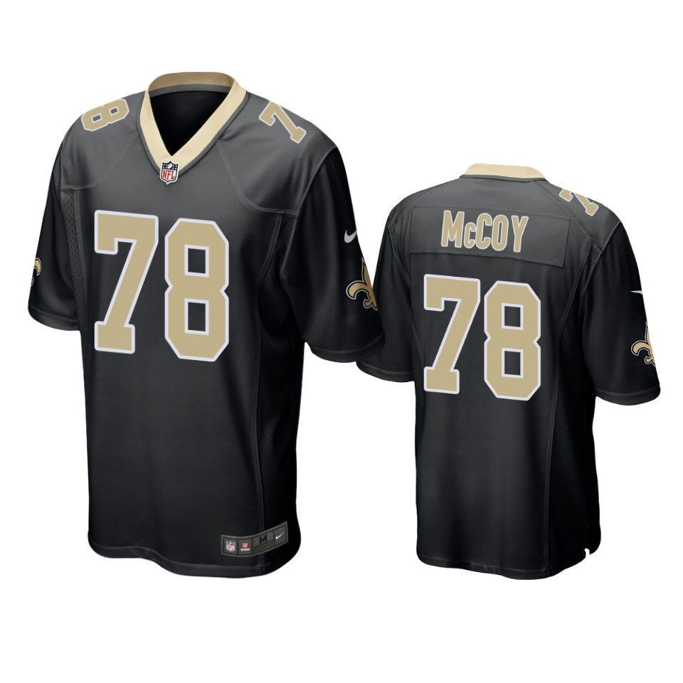 New Orleans Saints Erik Mccoy 2019 Nfl Draft Black Game Jersey