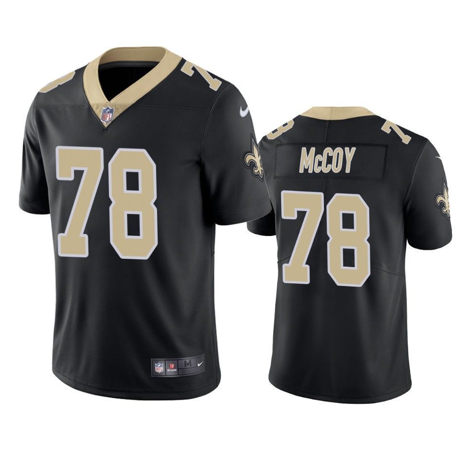 New Orleans Saints Erik Mccoy 2019 Nfl Draft Black Vapor Limited Jersey