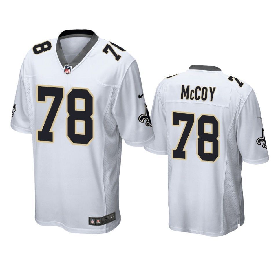 New Orleans Saints Erik Mccoy 2019 Nfl Draft White Game Jersey