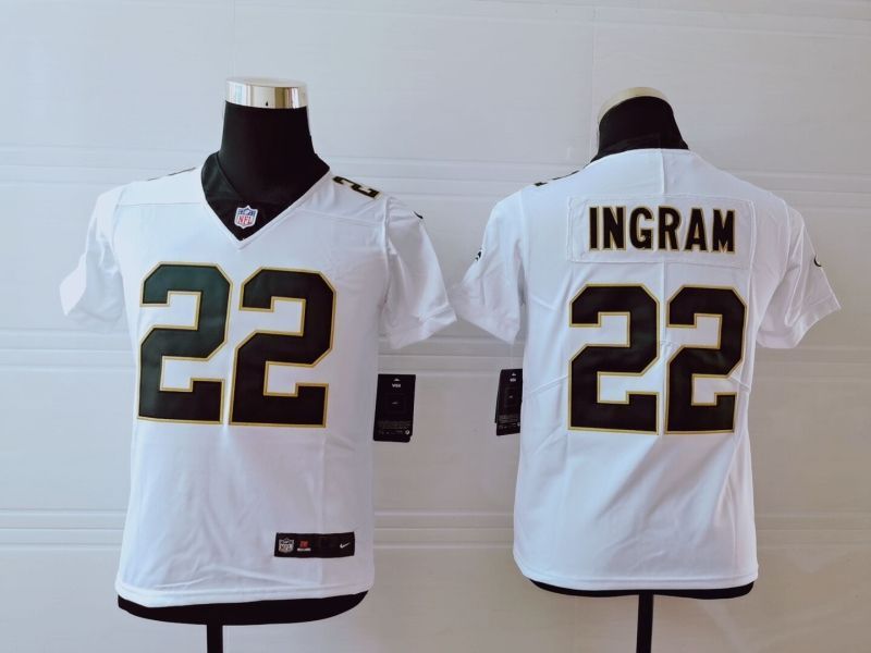 New Orleans Saints Mark Ingram 22 Nfl 2020 White Jersey