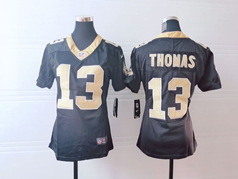 New Orleans Saints Michael Thomas 13 Nfl 2020 Black Womens Jersey