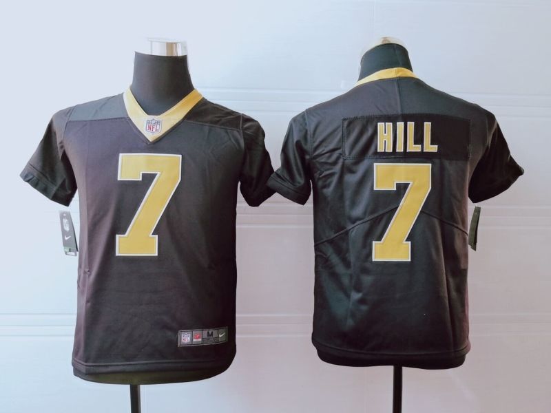 New Orleans Saints Taysom Hill 7 Nfl 2020 Dark Brown Jersey
