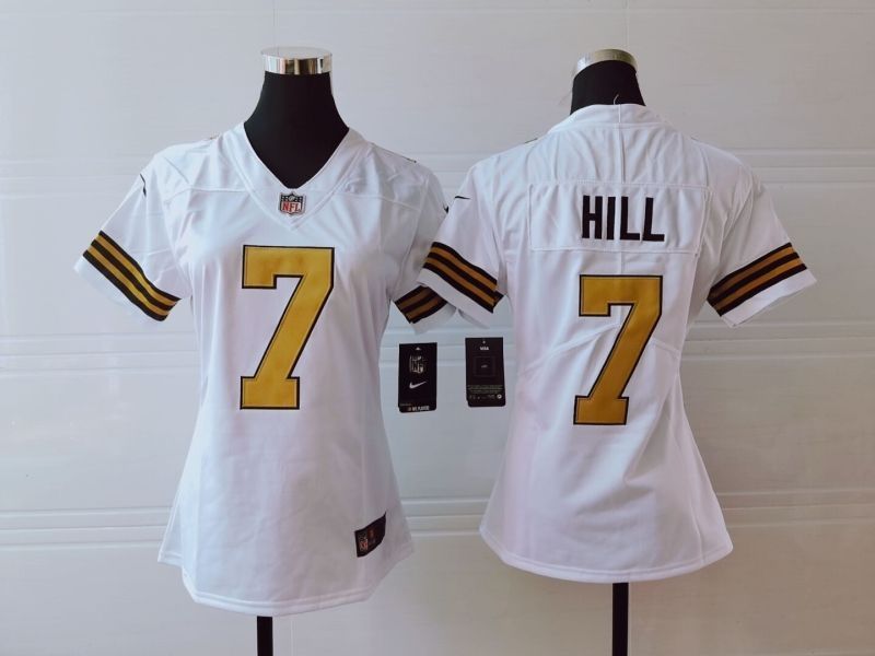 New Orleans Saints Taysom Hill 7 Nfl 2020 White Womens Jersey