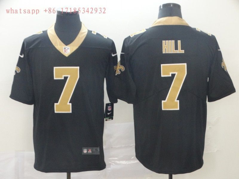 New Orleans Saints Tayson Hill 7 Nfl 2020 Black Jersey Jersey