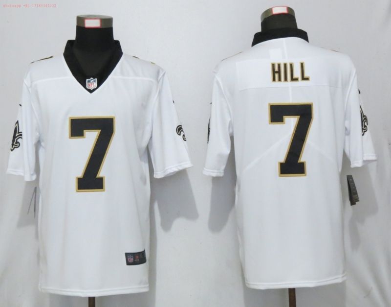 New Orleans Saints Tayson Hill 7 Nfl 2020 White Jersey Jersey
