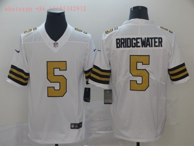 New Orleans Saints Teddy Bridgewater 5 Nfl 2020 White Jersey Jersey