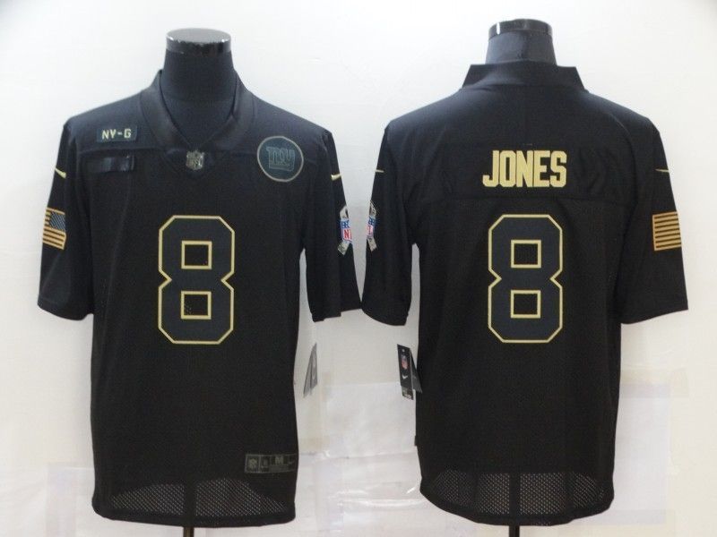 New York Giants Daniel Jones 8 Nfl 2020 Black Jersey