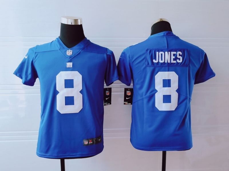 New York Giants Daniel Jones 8 Nfl 2020 Blue Jersey