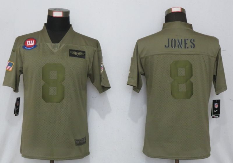 New York Giants Daniel Jones 8 Nfl 2020 Camo Jersey