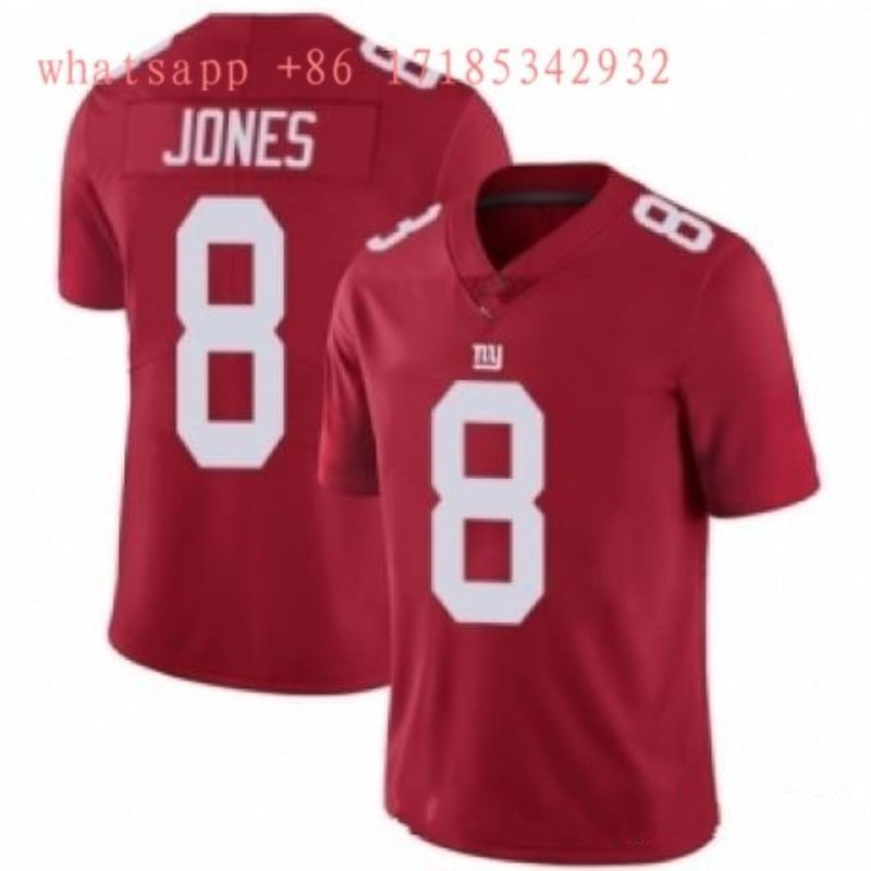 New York Giants Daniel Jones 8 Nfl 2020 Red Jersey Jersey