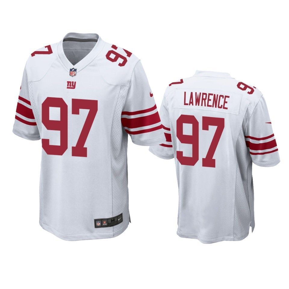 New York Giants Dexter Lawrence 2019 Nfl Draft White Game Jersey