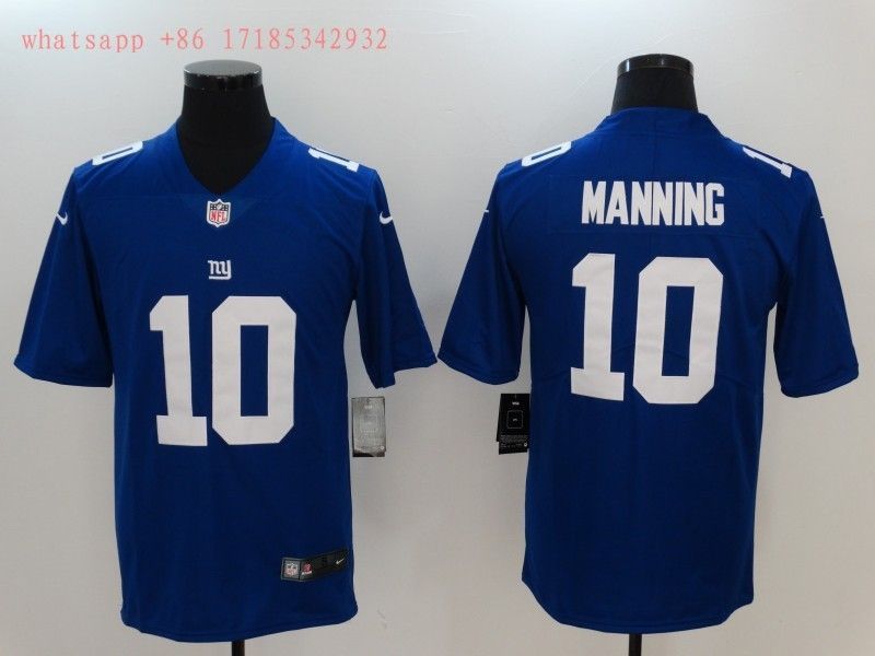 New York Giants Eli Manning 10 Nfl 2020 Cobalt Jersey Jersey