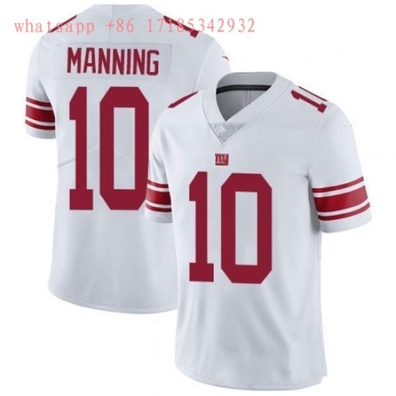New York Giants Eli Manning 10 Nfl 2020 White Jersey Jersey