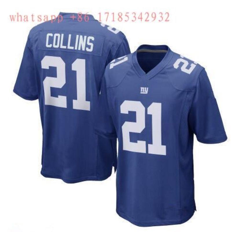 New York Giants Landon Collins 21 Nfl 2020 Cobalt Jersey Jersey