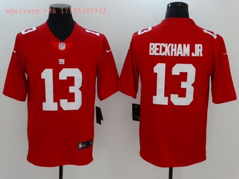 New York Giants Odell Beckham Jr13 Nfl 2020 Red Jersey Jersey