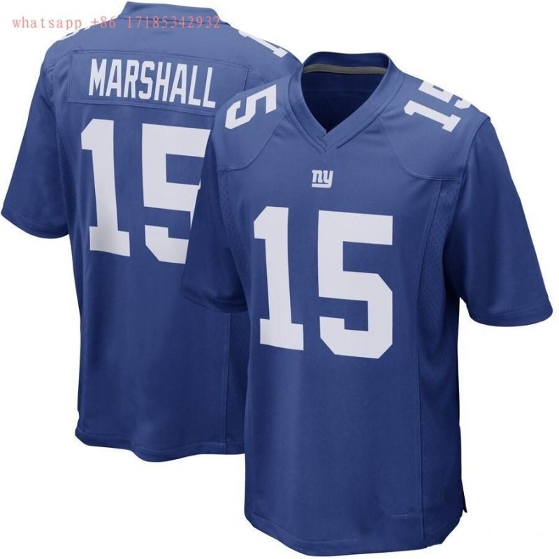 New York Giants On Marshall 15 Nfl 2020 Cobalt Jersey Jersey