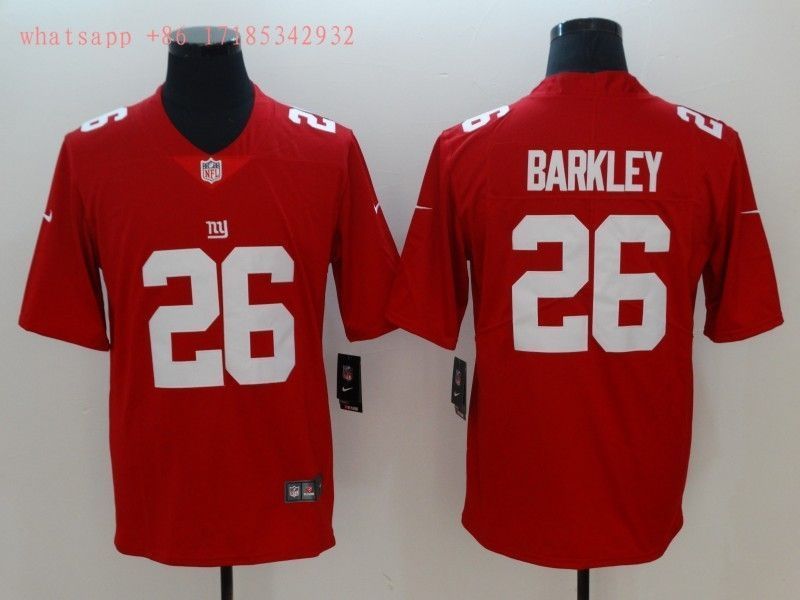 New York Giants Saquon Barkley 26 Nfl 2020 Red Jersey Jersey